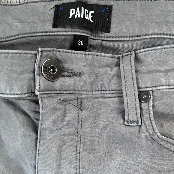 PAIGE FEDERAL pants in brushed nickel mens size 36 - Picture 3 of 8
